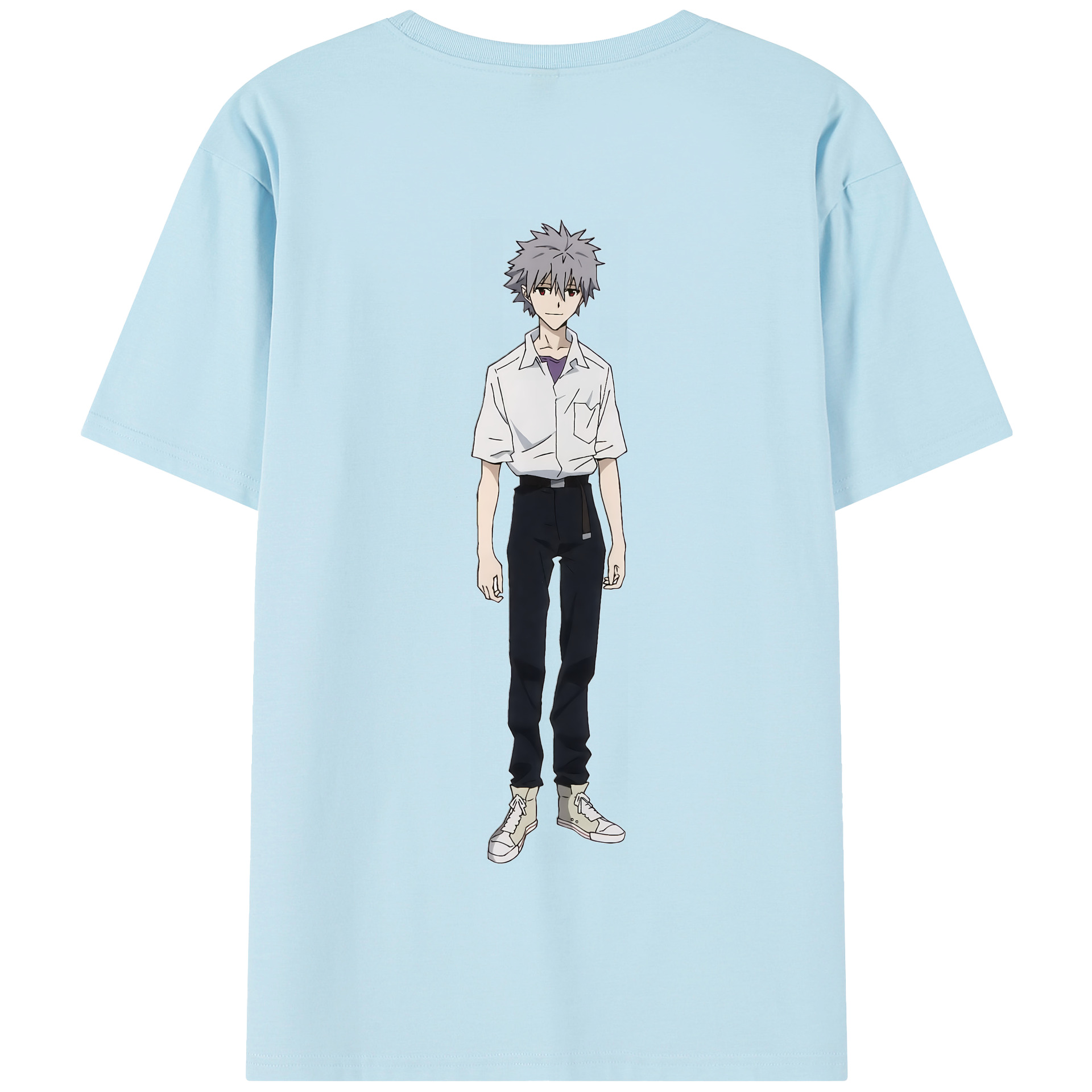 （画像用） EVA 新世紀エヴァンゲリオン 綿100％半袖Tシャツ（背面プリント）